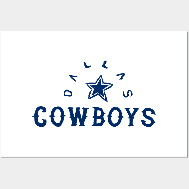 Dallas Cowbooooys 05 Wall Art by Very Simple Graph